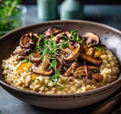 Savory Mushroom Oats