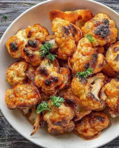 🧡 Simple cauliflower wings healthy and tasty. .