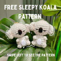 sleepy koala pattern