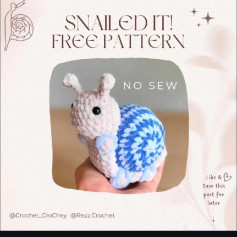 snail edit free pattern no sew