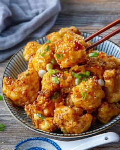 Spicy Orange Cauliflower by woon.heng 🧡