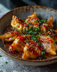 Spicy Vegan Dumplings🌶️🥟