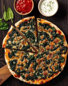 Spinach Pizza 🍕