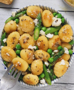 Spring Veggie Gnocchi Salad 🥗