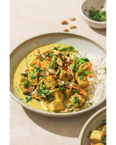 🌴SRI LANKAN TOFU + CASHEW CURRY⁠🌴