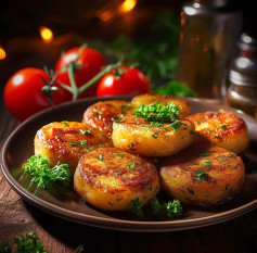 Stuffed Potato Cakes!