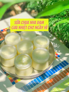 sữa chua nha đam giải nhiệt cho ngày hè