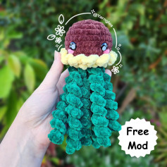 sunflower jellyfish crochet pattern