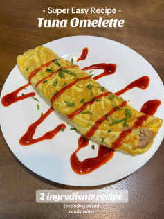 super easy recipe tuna omelette