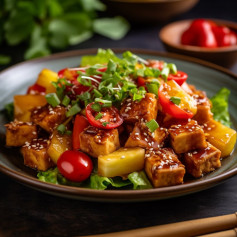 SWEET & SOUR TOFU SALAD