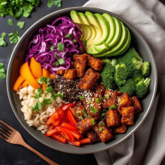 🌱 The Vegan Bundle 🌱 Rainbow Tempeh Bowls