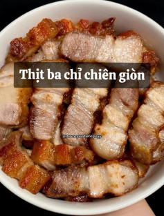 Thịt ba chỉ chiên giòn vừa ngon vừa dễ làm 🤤🥰