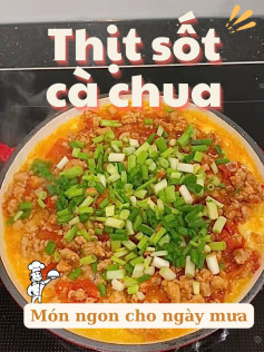 Thịt sốt cà chua