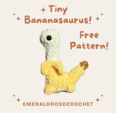 tiny bababasaurus free pattern