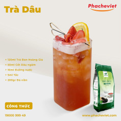 trà đào cam sả, yakult dưa hấu vải hồng, trà xoài ngọc bích, trà dâu