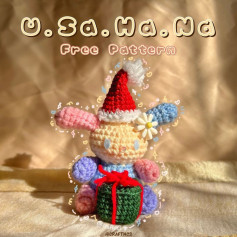 u sa ha na free pattern, New Year Bunny Crochet Pattern