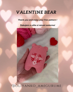 valentine bear crochet pattern