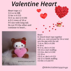 valentine heart crochet pattern