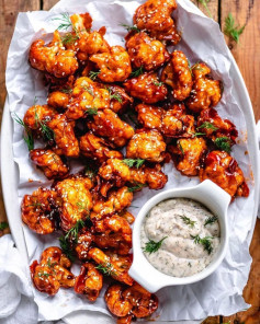 Vegan Cauliflower Buffalo Wings!🧡🌱