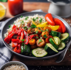 Vegan Chickpea Ratatouille Stew