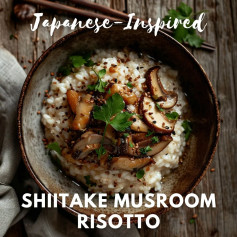 Vegan Japanese-Italian Fusion Risotto