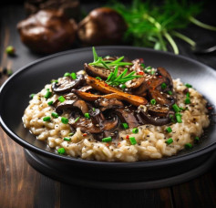 Vegan Mushroom Risotto