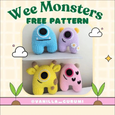 wee monster free pattern