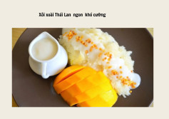 xôi xoài thái lan ngon khó cưỡng