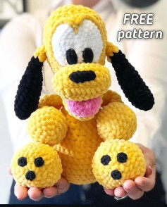 yellow dog crochet pattern