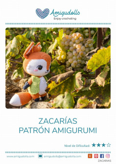 ZACARÍAS PATRÓN AMIGURUMI Nivel de Dificultad