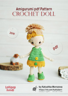 amigurumi pdf pattern crochet doll