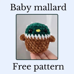 baby mallard free pattern