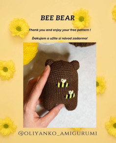 bee bear crochet pattern