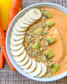 🥕CARROT AND MANGO SMOOTHIE BOWL🥕