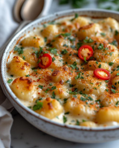 Cheesy Vegan Gnocchi Bake🍝