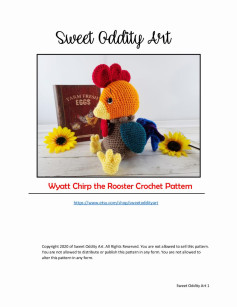 Chirp the Rooster Crochet Pattern