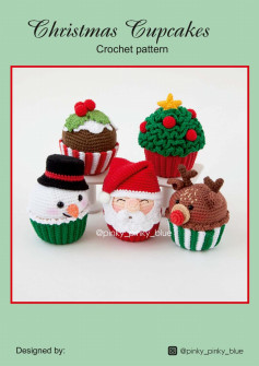 Christmas Cupcakes Crochet pattern