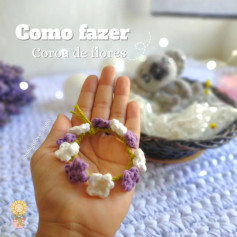 como fazer coroa de flores