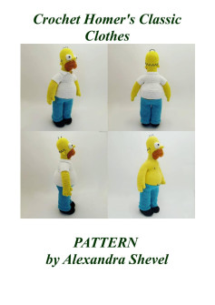 Crochet Homers Classic Clothes PATTERN