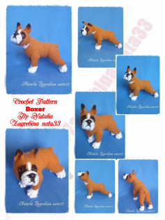 Crochet Pattern Boxer dog