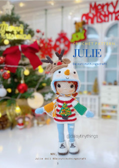 CROCHET PATTERN JULIE doll crochet pattern