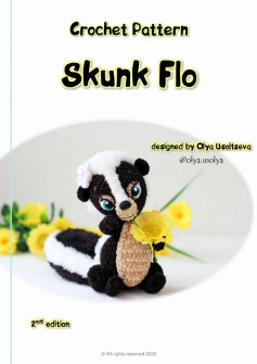 Crochet Pattern Skunk Flo