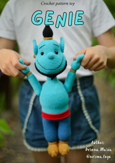 crochet pattern toy doll genie