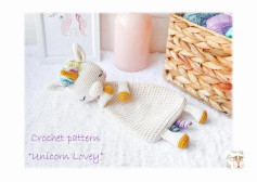 Crochet pattern “Unicorn Lovey”