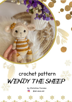 crochet pattern WENDY THE SHEEP