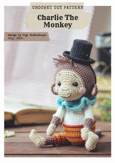 CROCHET TOY PATTERN Charlie The Monkey