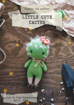 Crochet toy pattern LITTLE CUTE CACTUS