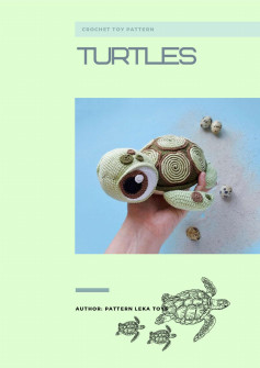 CROCHET TOY PATTERN turtles