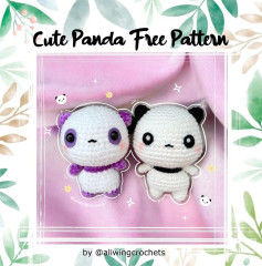 cute panda free pattern