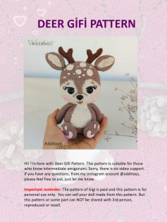 DEER GİFİ PATTERN